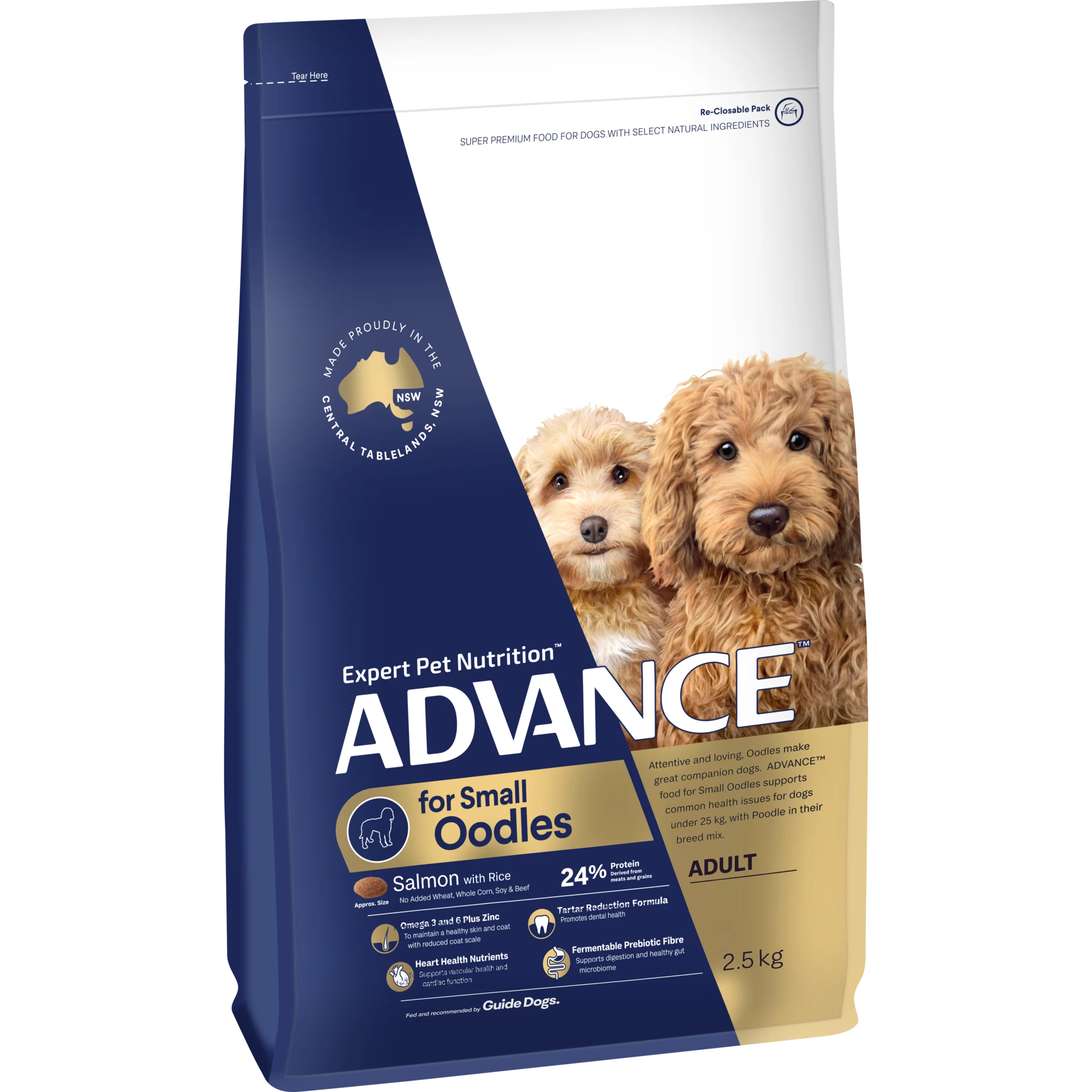 Advance Dog Adult Small Oodles Salmon with Rice Dry Dog Food