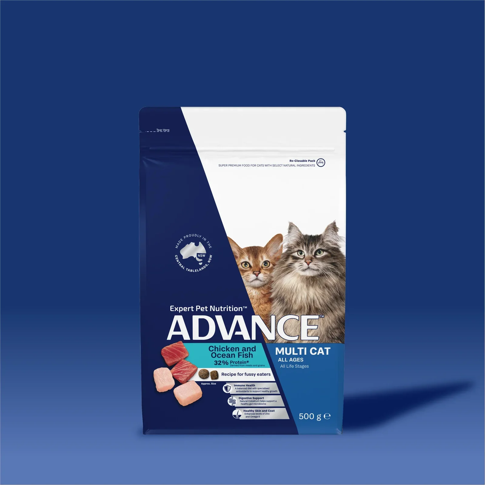 Advance Dry Multi-Cat Chicken and Ocean Fish