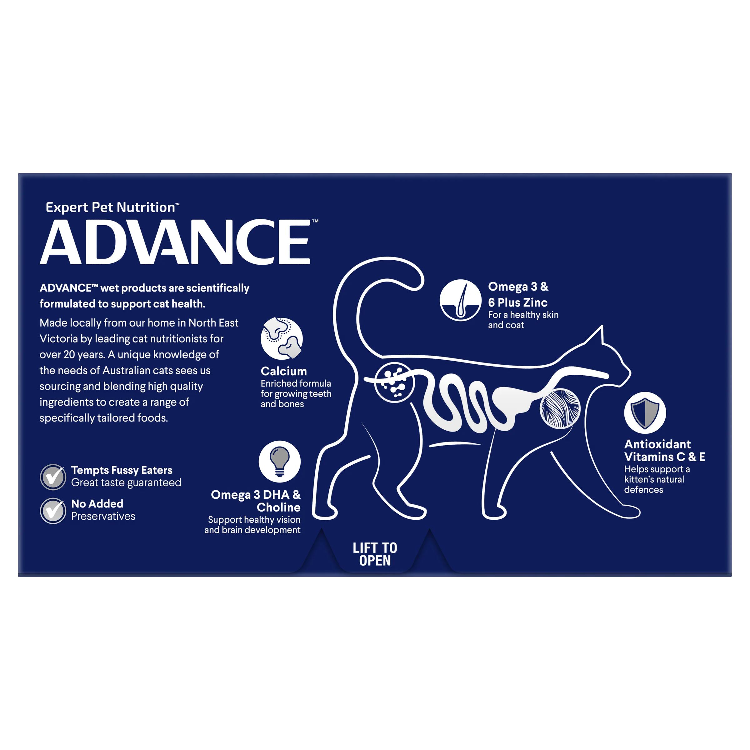 Advance Kitten Chicken Delight Trays Wet Cat Food - Image 2