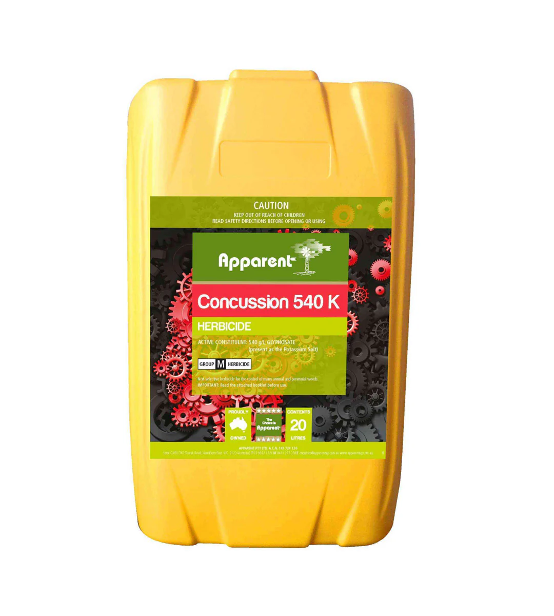 Apparent Concussion 540 Herbicide - 540g/L Glyphosate - Image 2