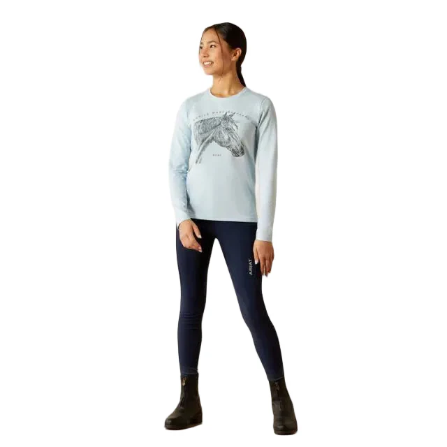 Ariat Girls Happy Long Sleeve T-Shirt