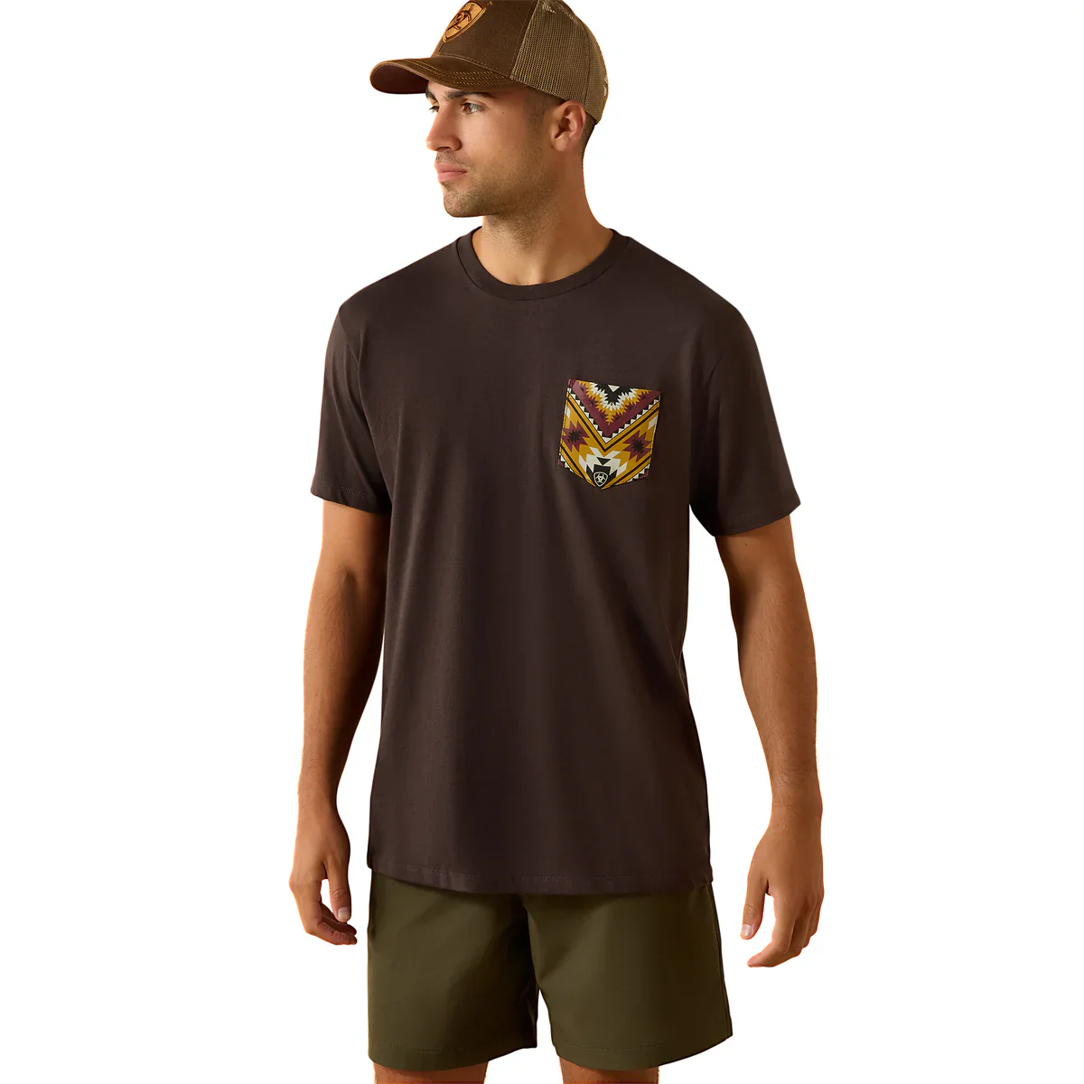 Ariat Mens Southwest Longest Horn Classic Fit T-Shirt - Image 5
