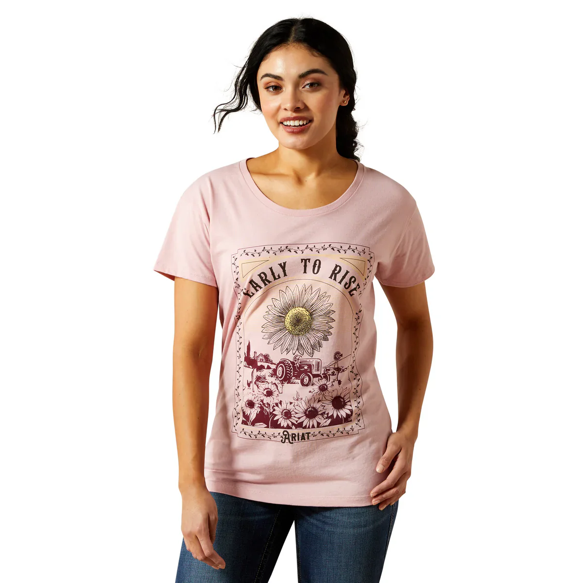 Ariat WMS Early To Rise SS Tee