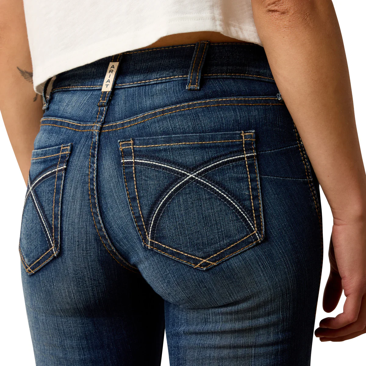 Ariat Womens Perfect Rise Rosa Boot Cut Jeans - Image 4