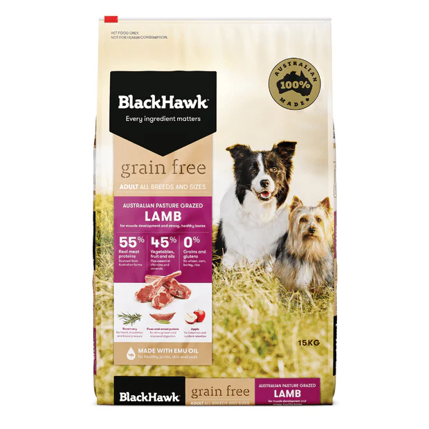 Black Hawk Grain Free Adult Lamb Dry Dog Food - Image 2