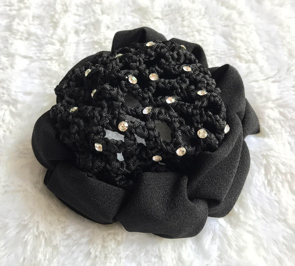 Brookies Scrunchie Hair Net with Rhinestones - Image 2