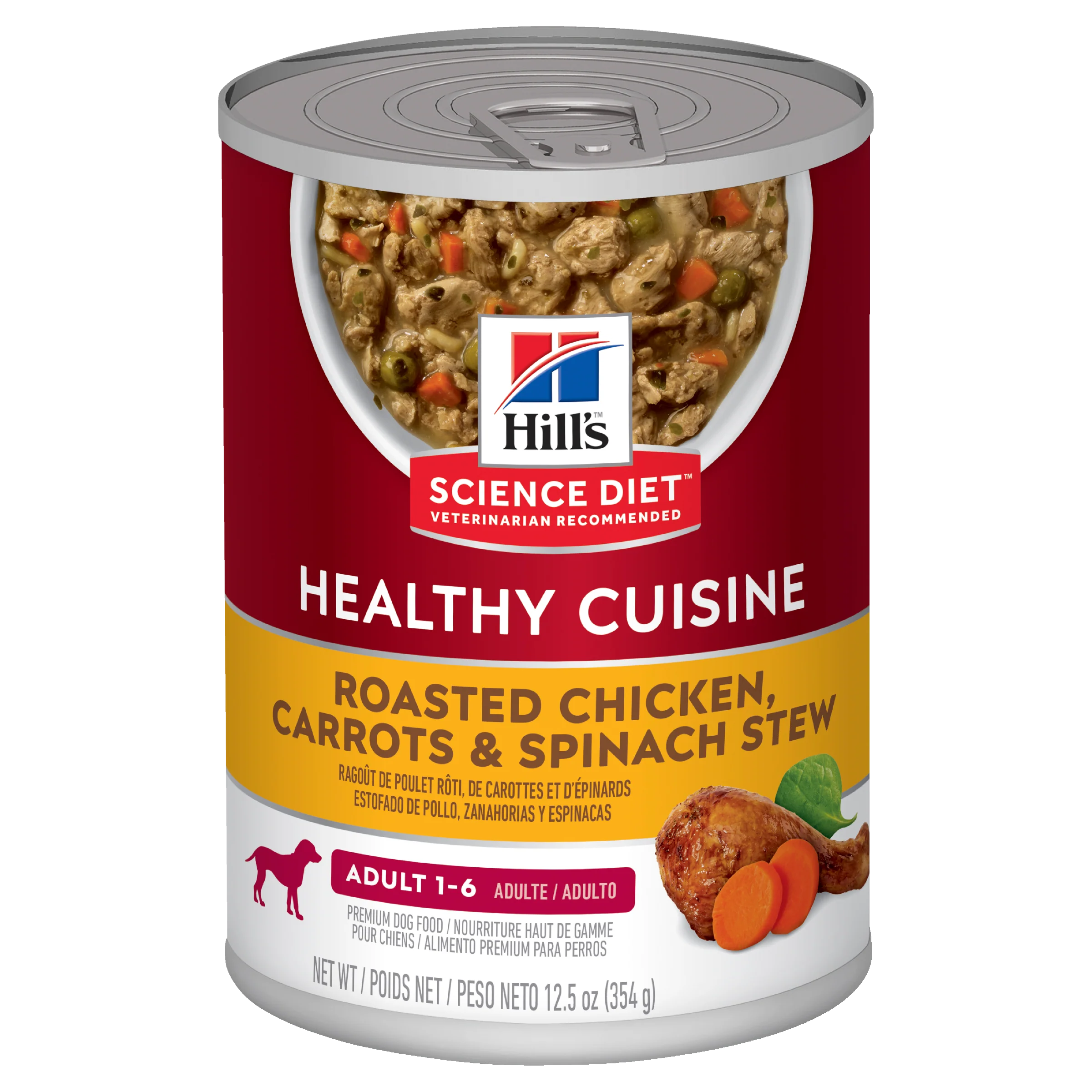 Hills Science Diet Adult Healthy Cuisine Chicken + Carrot Stew Wet Dog Food
