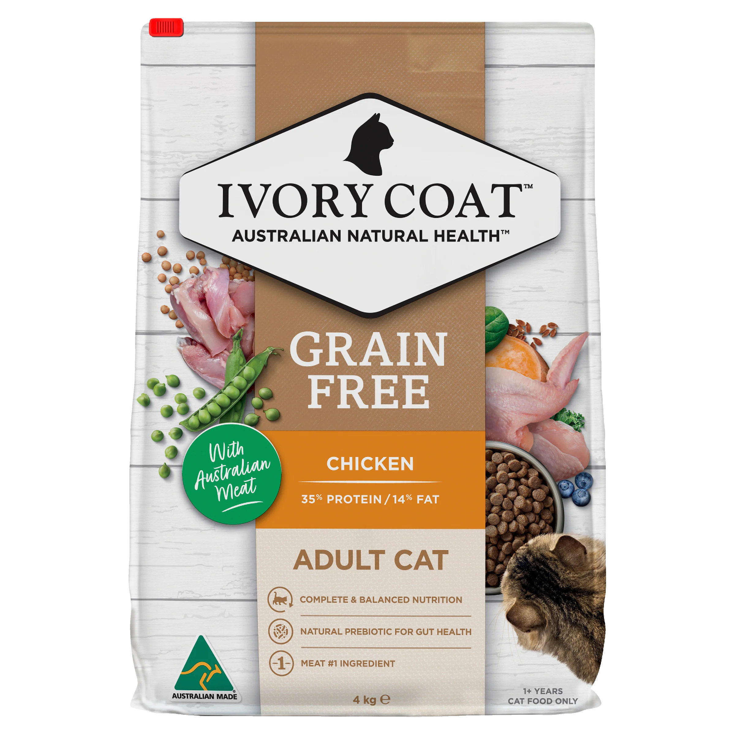 Ivory Coat Grain Free Adult Cat Chicken Dry Food