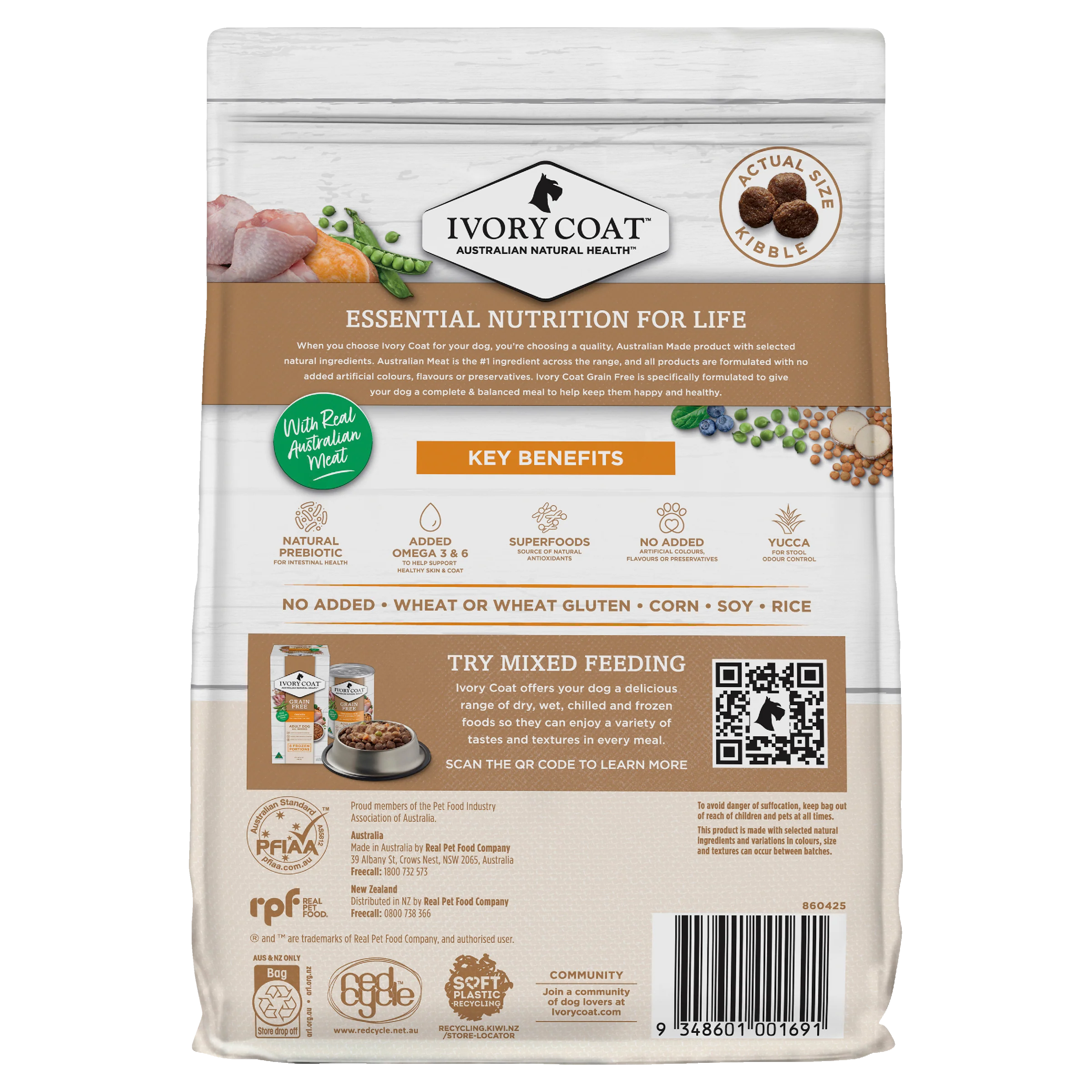 Ivory Coat Grain Free Adult Chicken with Coconut Oil Dry Dog Food - Image 2