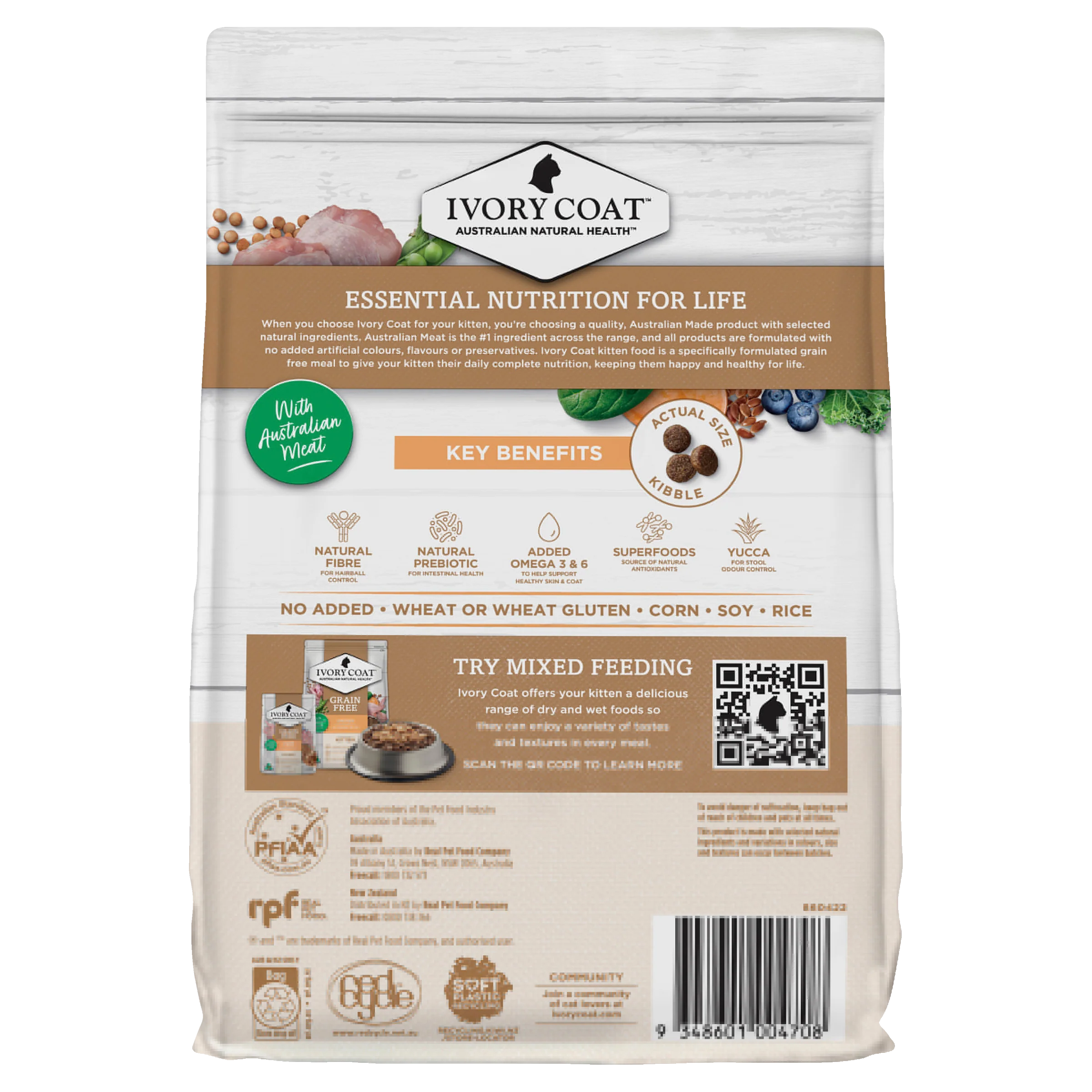 Ivory Coat Grain Free Kitten Chicken Dry Food - Image 2
