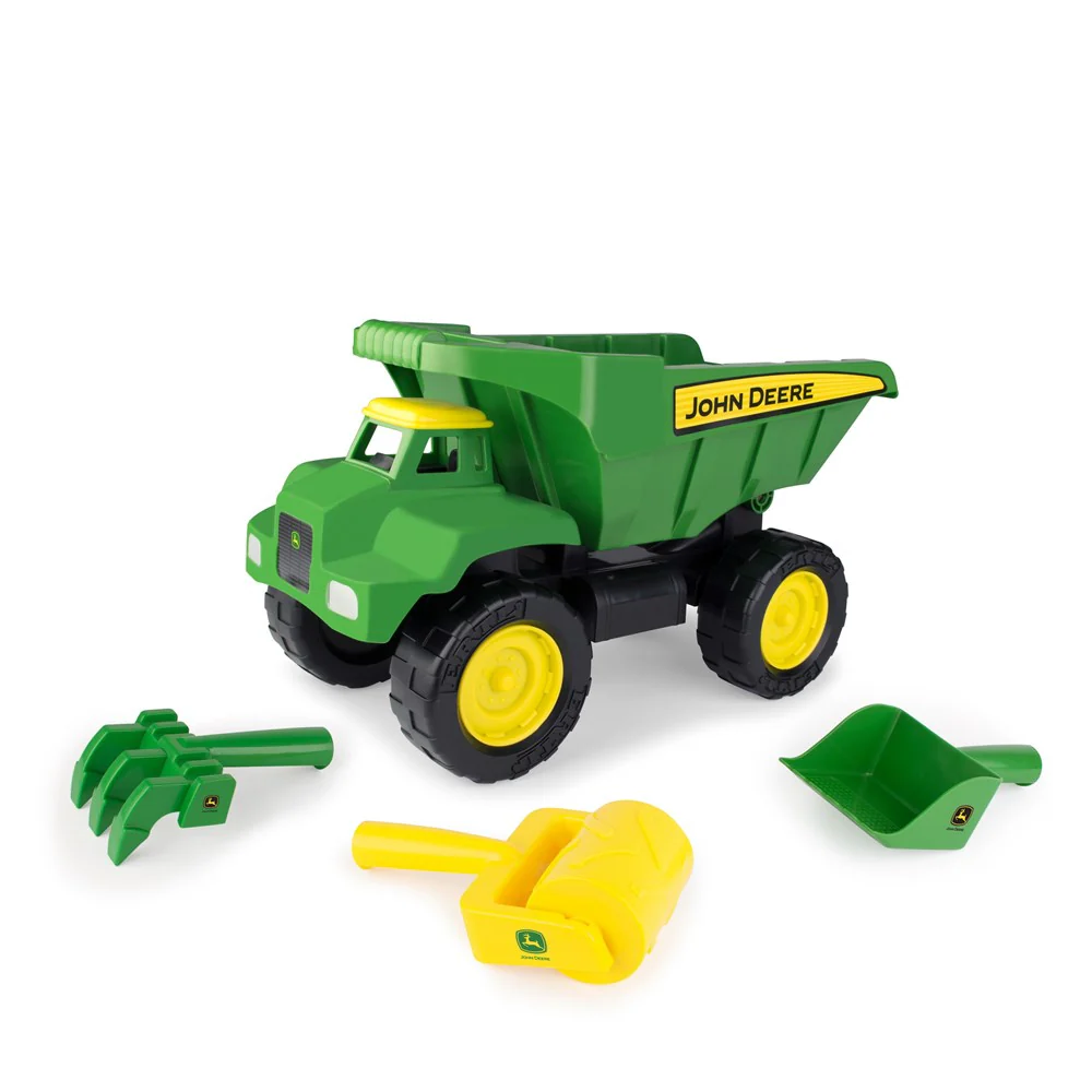 John Deere Dump Truck W/Garden Tools