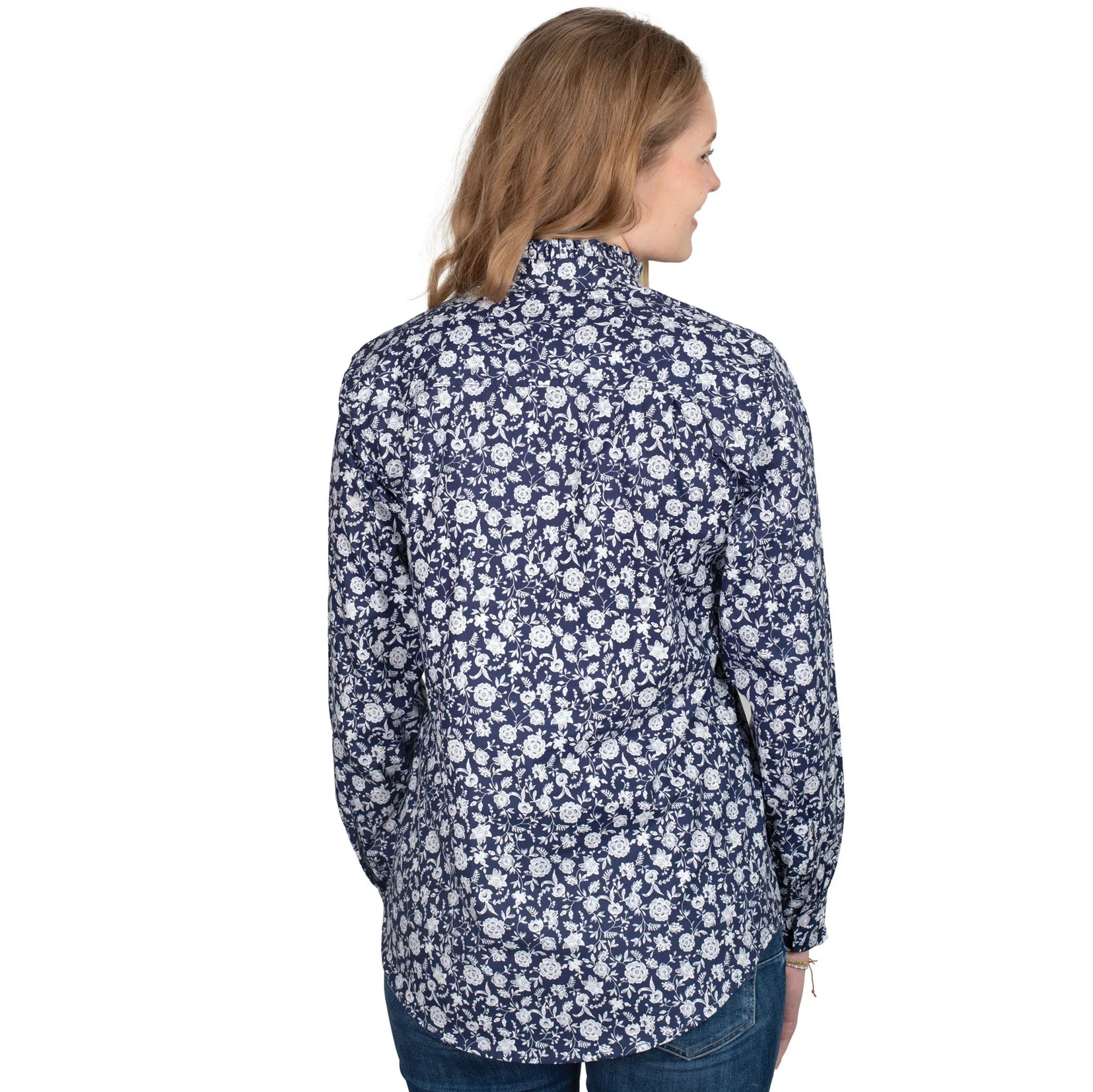 Just Country Womens Abbey Frills Full Button Workshirt - Image 2