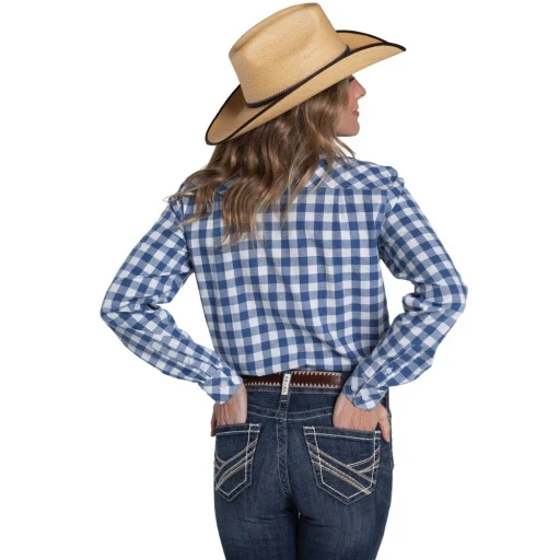 Just Country Womens Abbey Full Button Workshirt - Image 2