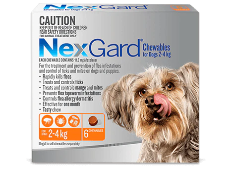 Nexgard Chewables for Dogs 2-4kg Yellow - Image 2