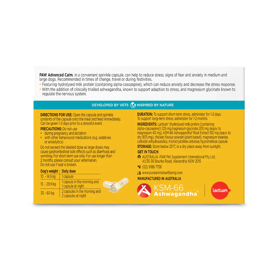 PAW by Blackmores Advanced Calm for Medium and Large Dogs Chews - Image 2