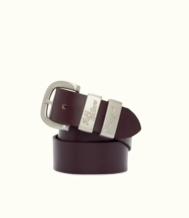 R.M.Williams Drover Belt - Brushed Silver Buckle - Image 8