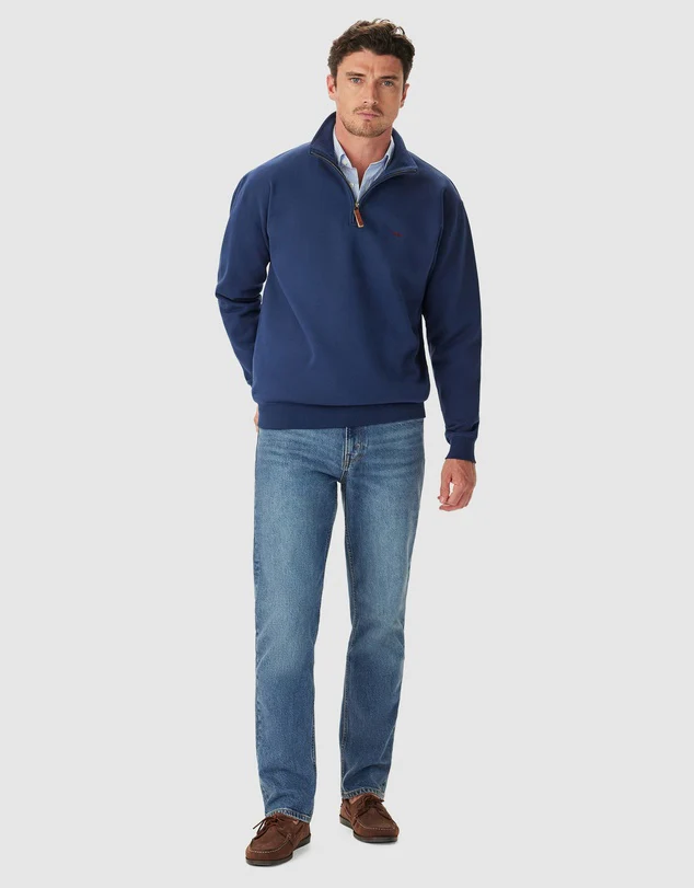 R.M. Williams Mulyungarie 1/4 Zip Sweatshirt - Image 3