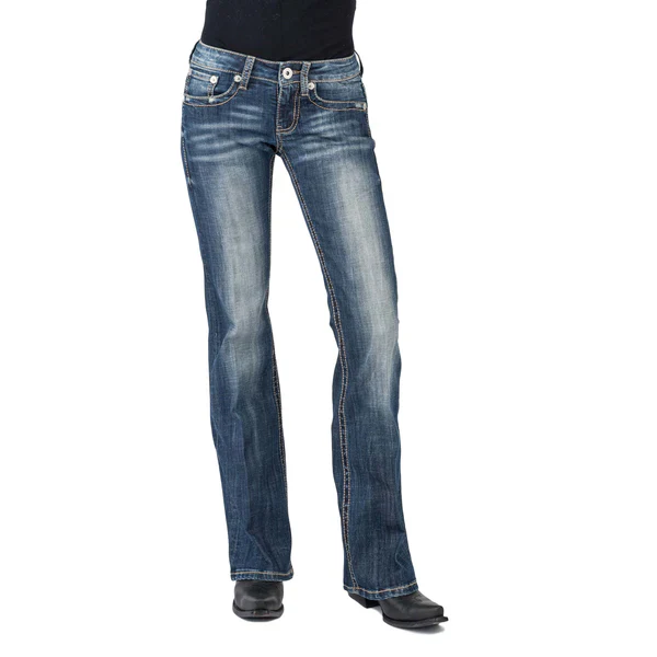 Stetson Womens Jeans 818 Contemporary Boot Cut Piercing Pocket