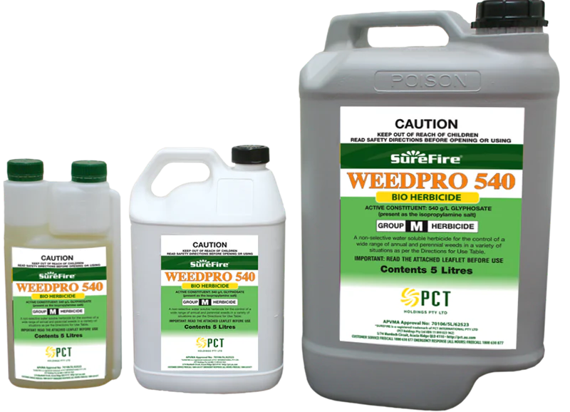 Surefire WeedPro 540 Herbicide - 540g/L Glyphosate