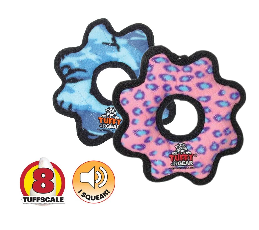 Tuffy Jr Gear Ring Dog Toy