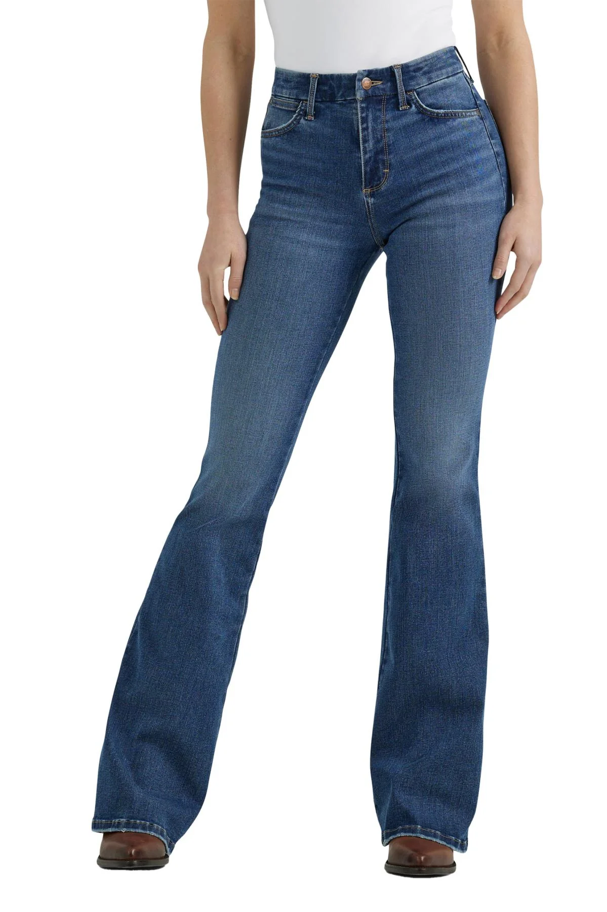 Wrangler Womens Hi-Rise Bespoke Flare Jean - Image 2