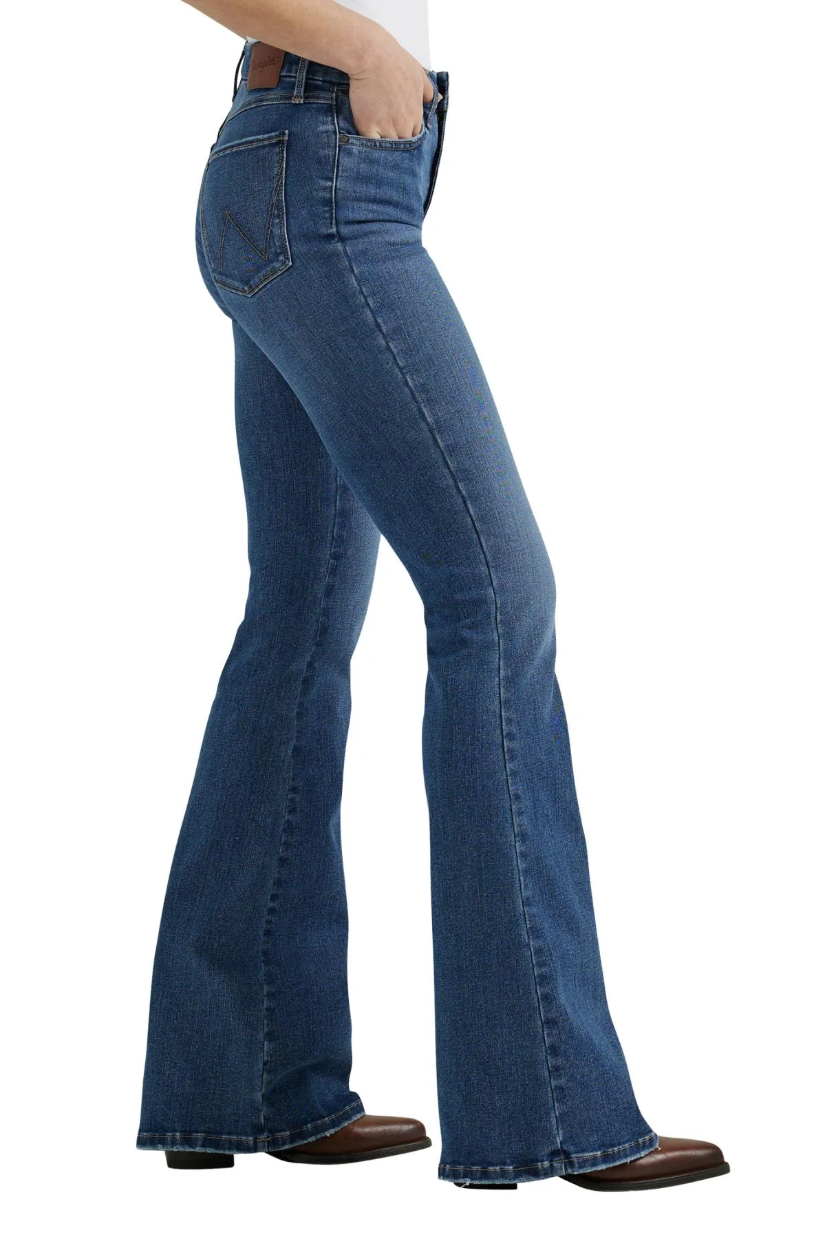 Wrangler Womens Hi-Rise Bespoke Flare Jean - Image 3