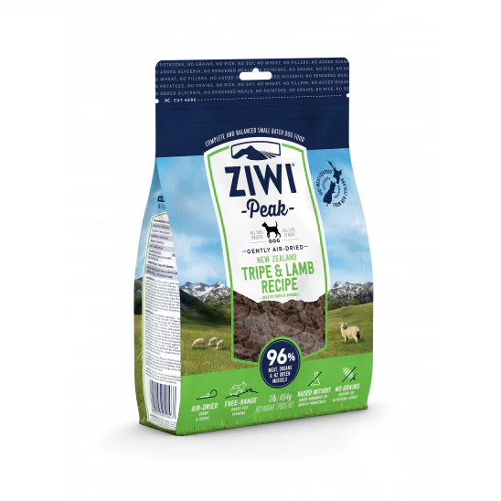 Ziwi Peak Air Dried Tripe And Lamb Dog Food